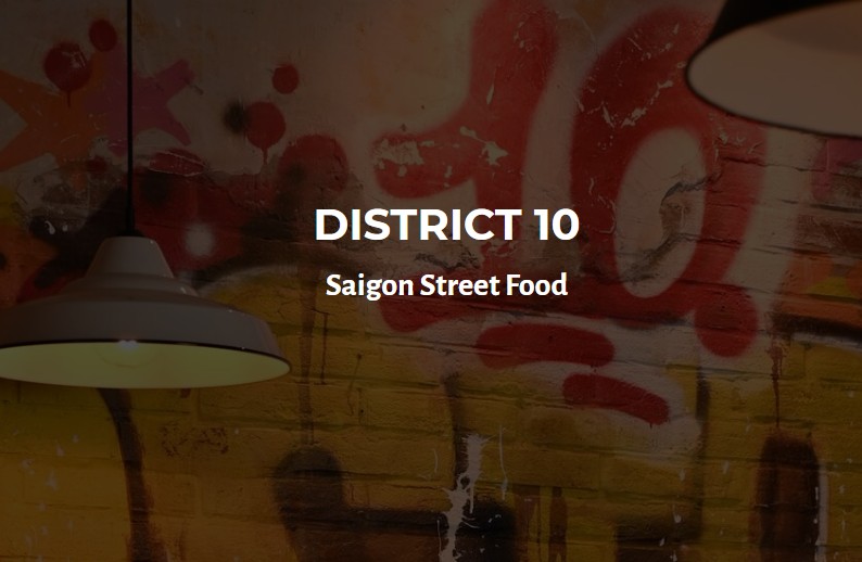 District 10 - Saigon Street Food