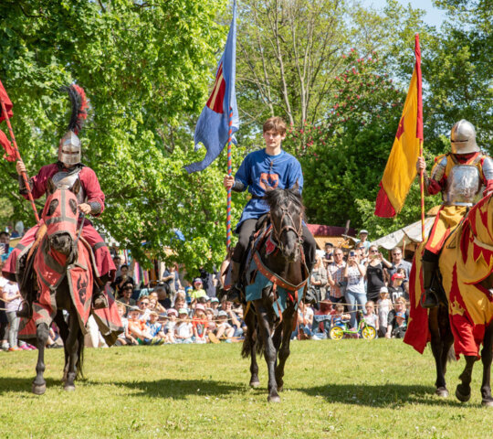 Festival de caballeros en el monasterio de Jerichow Festival de caballeros en el monasterio de Jerichow