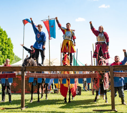 Torneo de caballeros en el castillo de Diedersdorf Torneo de caballeros en el castillo de Diedersdorf